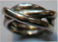 Wapiti-logo Art Clay Silver ring